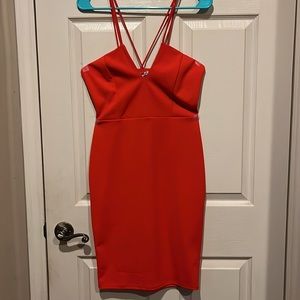 Red sexy dress